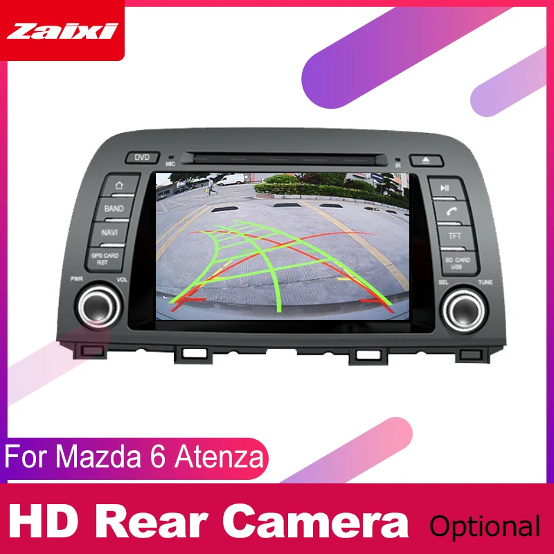 Sale ZaiXi For Mazda 6 Atenza 2012~2016 Car Android Multimedia System 2 DIN Auto DVD Player GPS Navi Navigation Radio Audio WiFi 3