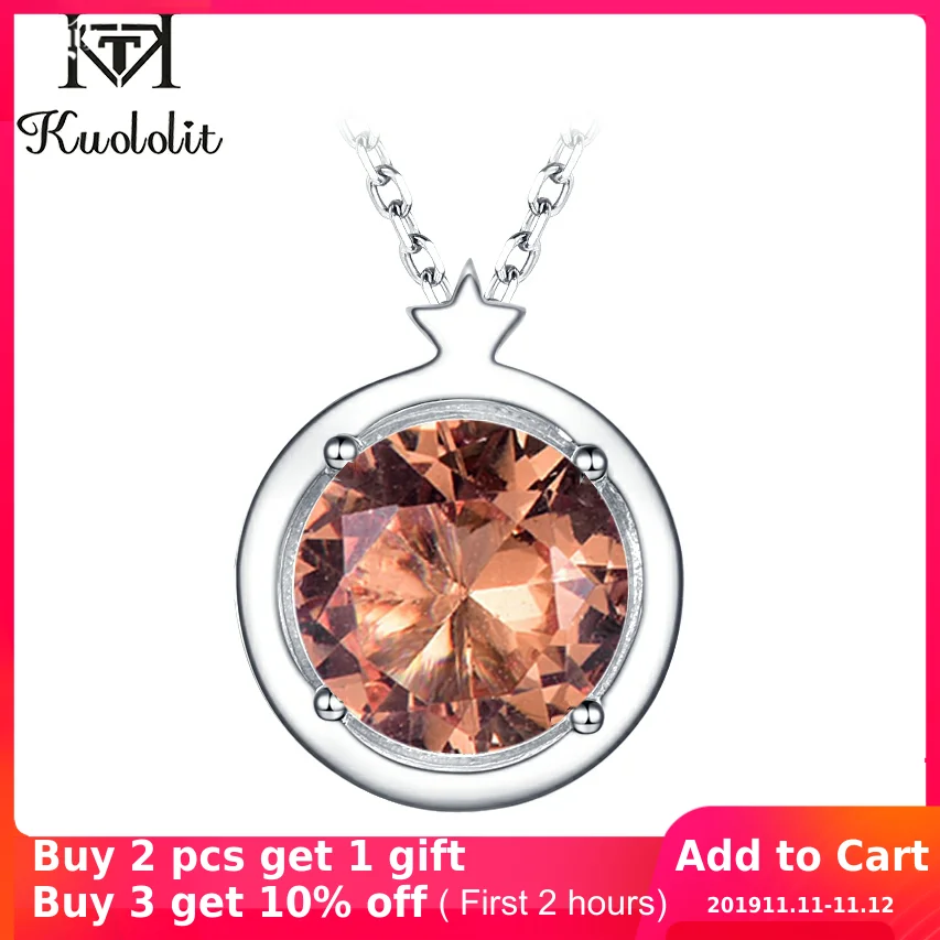 

Kuololit Zultanite Gemstone Pendants for Women Jewelry Christmas Genuine 925 Sterling Silver Color change Diaspore Without Chain