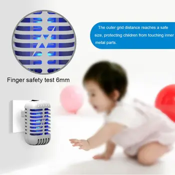 

Electric Mosquito Insect Killer UV Lamp LED Night Light Trap Bug Zapper Pest Control