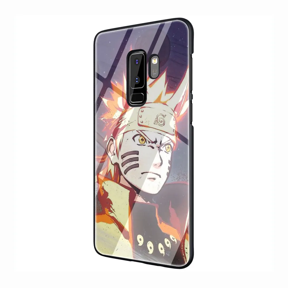 Аниме «Наруто» восхитительное закаленное Стекло Телефон чехол для Galaxy S7 edge S8 9 10 Plus, Note 8, 9, 10, A10 20 30 40 50 60 70 - Цвет: G1