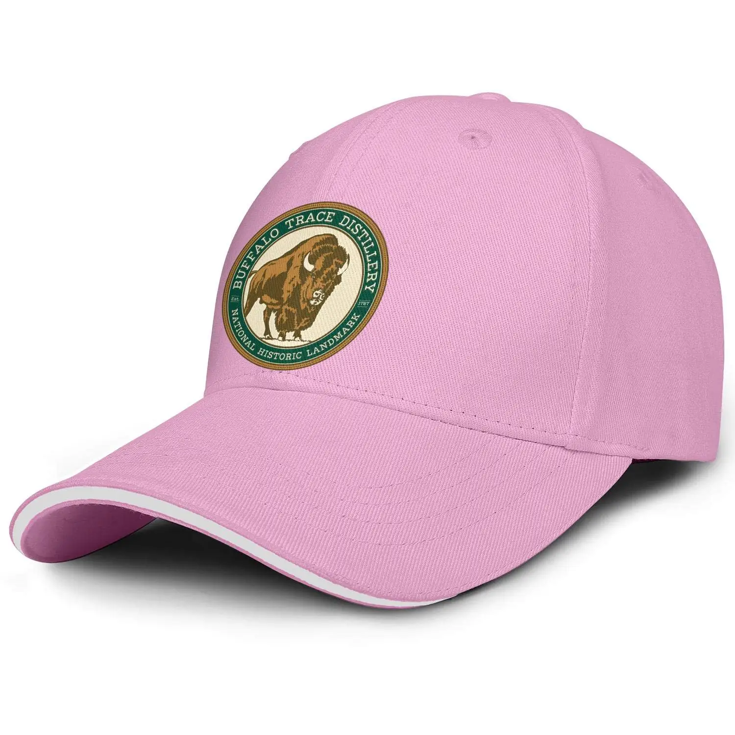 Мужская бейсбольная Кепка Buffalo-Trace-Distillery-Caps винтажная Регулируемая хлопковая бейсбольная Кепка Strapback
