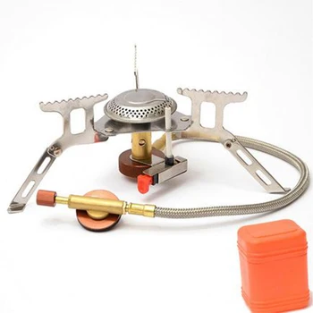 

Metal Durable Portable Split Burners Picnic Equipment Hiking Foldable Anti Slip Outdoor Camping Electronic Gas Stove