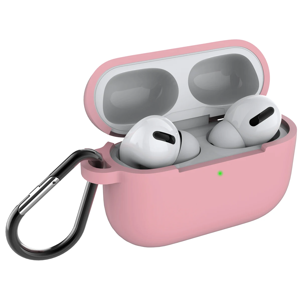 Чехол для Apple AirPods Pro TWS беспроводной Bluetooth футляр для наушников тонкий силиконовый Air Pods Pro противоударный чехол с брелоком