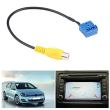 For SKODA Fabia Octavia Rapid Superb ,Video Input Harness Adapter MIB RCD330 RCD330G Radio Rear View Camera RVC Cable Adapter