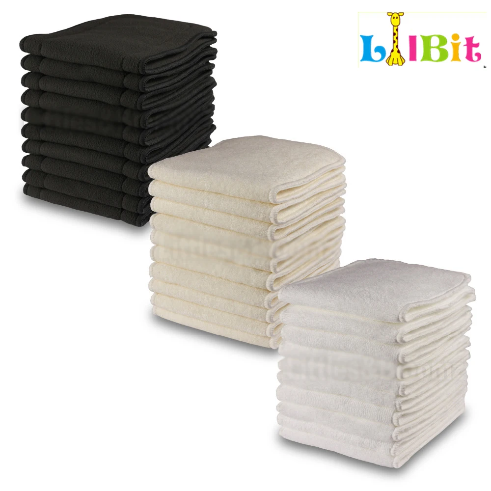 

1 Pcs Reusable Washable Inserts Boosters Liners For Real Pocket Cloth Nappy Diaper Cover Wrap microfibre bamboo charcoal insert
