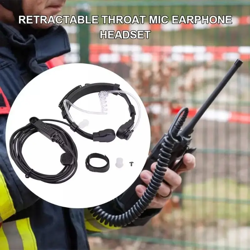 Горловой микрофон наушники гарнитура для Baofeng UV-9R BF-9700 BF-A58 GT-3WP R760 UV-82WP