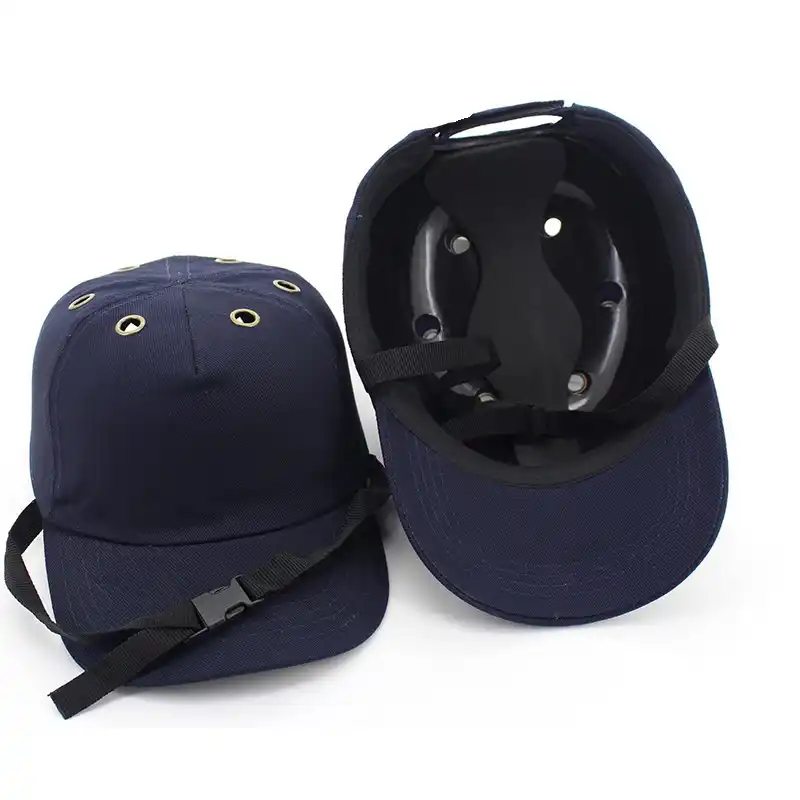 Black Baseball Bump Cap Lightweight Safety hard hat head protection Cap