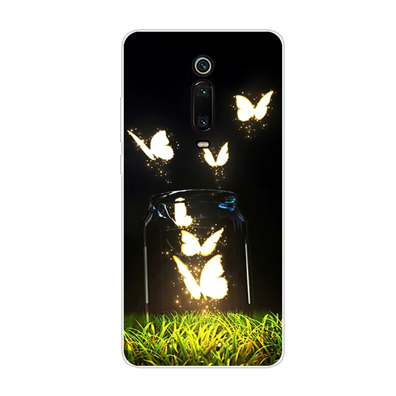 Темно-красный Чехол для xiaomi redmi k20 mi 9 T, мягкий силиконовый чехол для телефона, чехол для xiaomi redmi k20 pro mi 9T PRO coque fundas cute - Цвет: Темно-красный