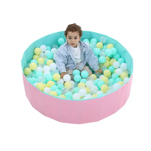 Baby Playpen Children Safety Barrier Pool Balls Foldable Dry Pool Infant Ball Pit Toys Children Birthday Gift Balls Not Included 3