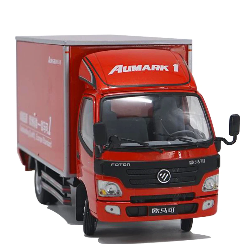 1:24 original diecast foton Aumark light truck model scale container van alloy with small gift | Игрушки и хобби
