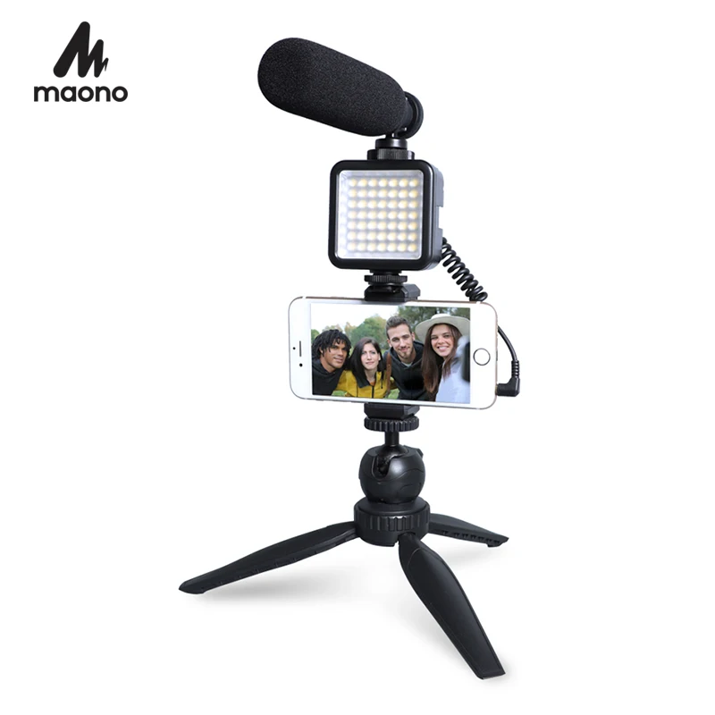 Комплект микрофона MAONO для прямой трансляции видео конденсаторный микрофон YouTube