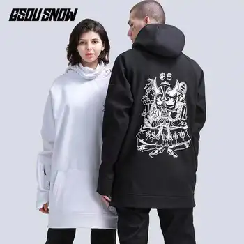 

Gsou Snow Couple Hoodie Men Women Ski Jacket Waterproof Windproof Snow Jacket Women Snowboard Coat Lovers Ski Clothes