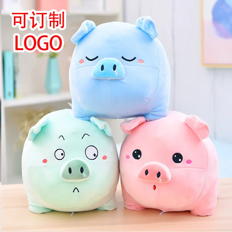 Креативная свинья-талисман для детей, настраиваемая плюшевая свинья для домашних животных, китайский зодиак, плюшевая кукла чжу