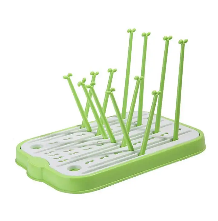 Bottle Dry Rack Baby Bottle Drain Drying Racks Foldable Portable Baby Bottles Nipple Drainer Shelf  Holder  YHZ008