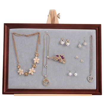 

Wood Display Stand Great for Display Photo Frames and Collectible Plates