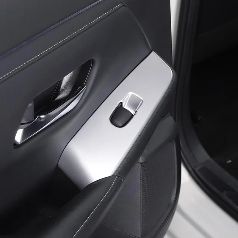 Tonlinker интерьер окна дверные чехол для пульта наклейка для NISSAN SYLPHY Автомобиль Стайлинг 4 шт. нержавеющая сталь/ABS крышка стикер