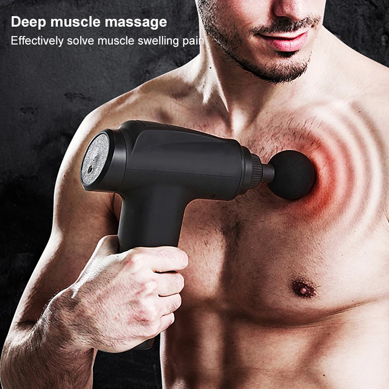 

Electric Body Head Massager Impact Muscle Massage Physiotherapy Massage Gun Massager for Neck and Back Relaxer Massager Gun
