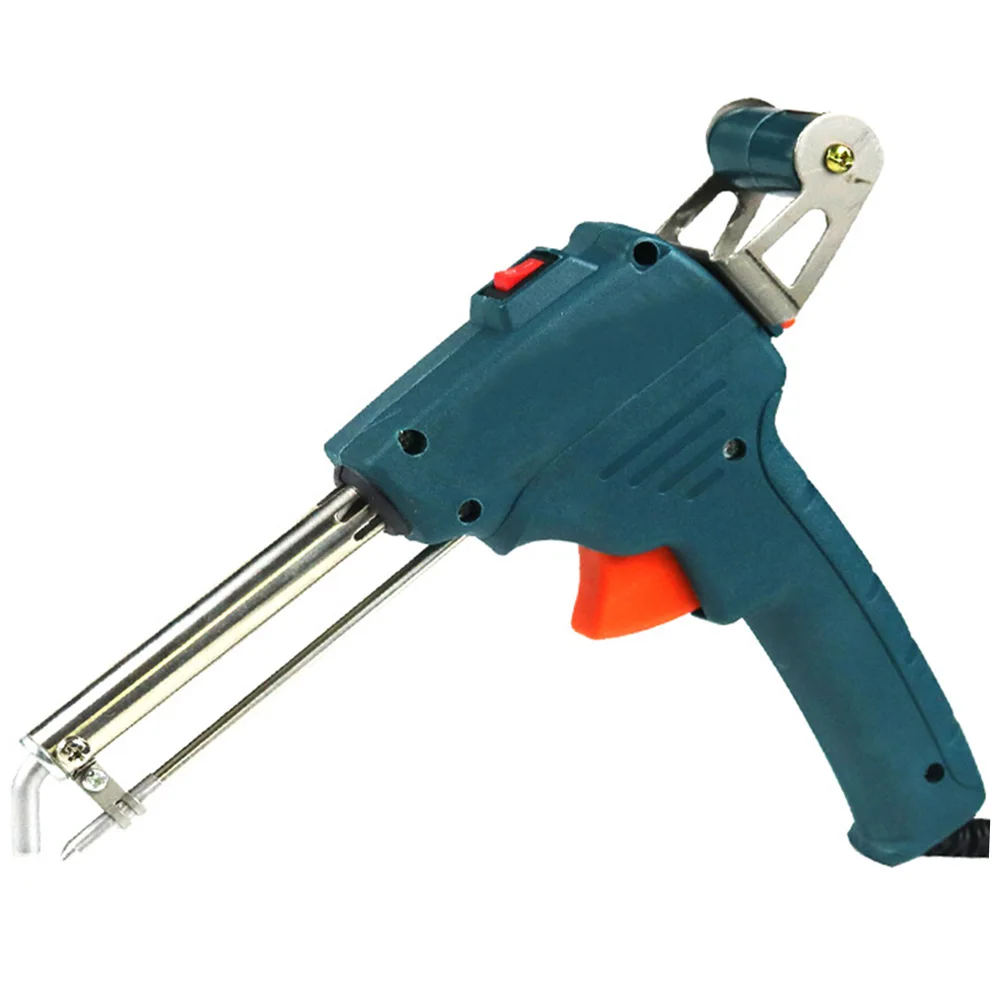 220V 60W Alloy Plastic Auto Welding Electric Soldering Iron Temperature Gun Solder Tool Kit gun Bracket US EU Plug | Дом и сад