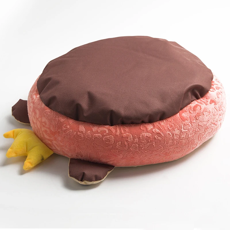 prativerdi Soft Cotton Cat Bed Warm Washable Pet Bed Kennel Crown Frog Design Mat Small Dog Bed Dog House Cat Mat Pet Supplies2 - 