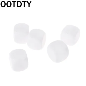 

5pcs 20mm White Blank Acrylic Dice Kid DIY Write Painting Graffiti Family Games27RD