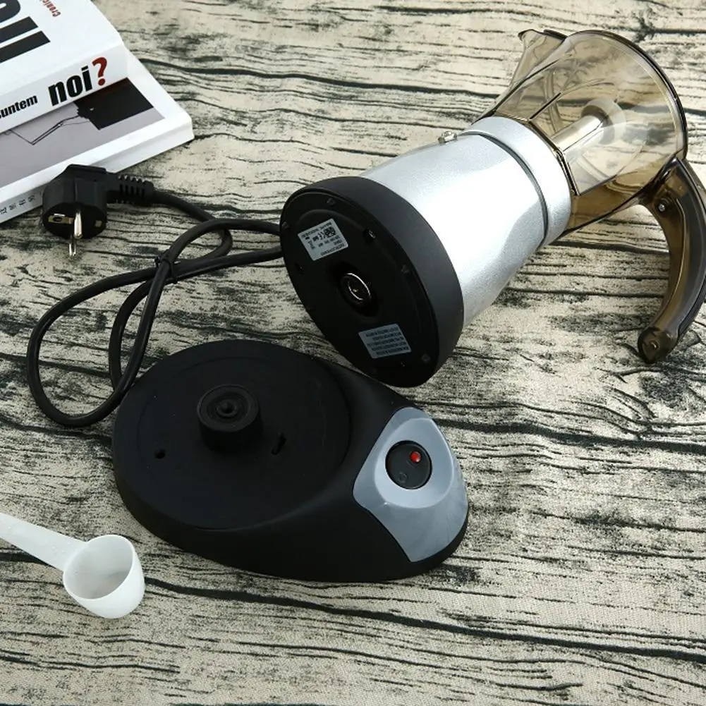 150/300 мл от 3 до 6 чашек Электрический итальянский топ Moka кофейник перколаторы