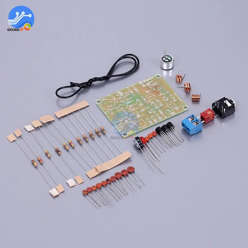 DIY 1 5 9V 76 108MHz FM беспроводной микрофон набор радио передатчик Модуль|module fm|module diymodule