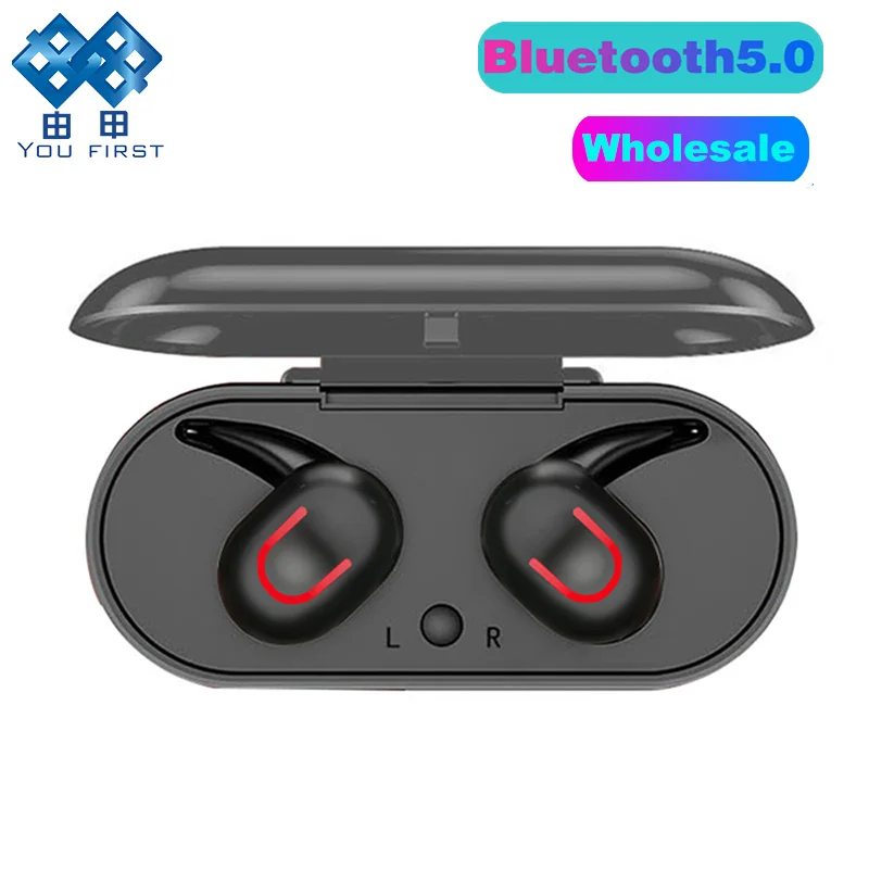 

YOU FIRST Wireless Headphones Bluetooth 5.0 TWS Stereo Handsfree Bluetooth Earphone with Mic Noise Cancelling for Airdots phone