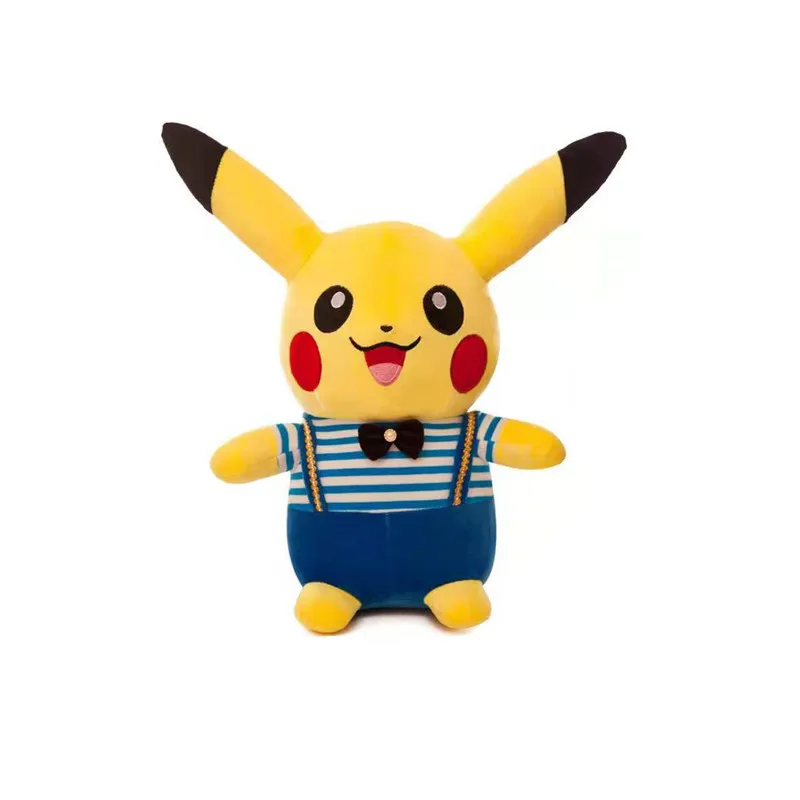 

30 Cm New Styles Pokemon Movie Anime Figure Pikachu Plush Toys High Quality Action Doll Model Kawaii Kids Christmas Gift