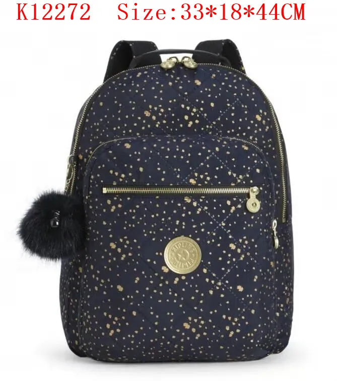 

Casual Original Kiple Women Bag for Women Handbag Laptop school bag for teenage girls mochila feminina With monkey keychain A2