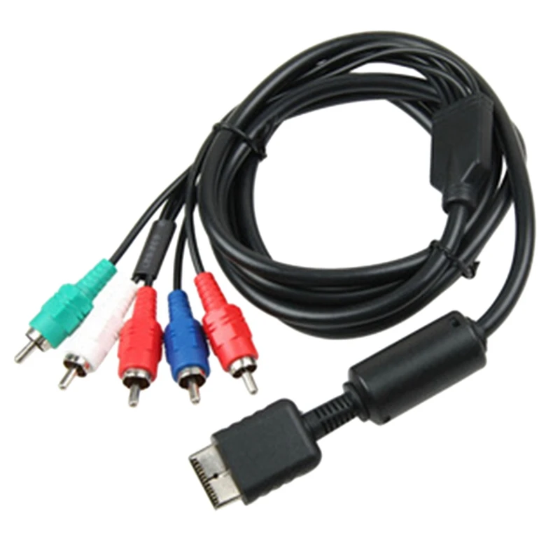 Ypbpr для PS2/PS3/PS3 Slim HD TV-Ready TV Компонент AV кабель 5 проводов 6 футов черный | Электроника