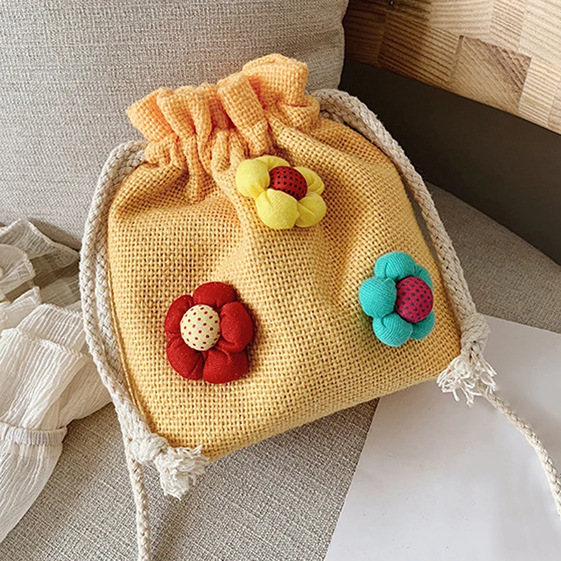Модная женская детская сумка через плечо, женская сумка через плечо ярких цветов с цветочным принтом, сумка-мессенджер для телефона, сумка-мешок для монет