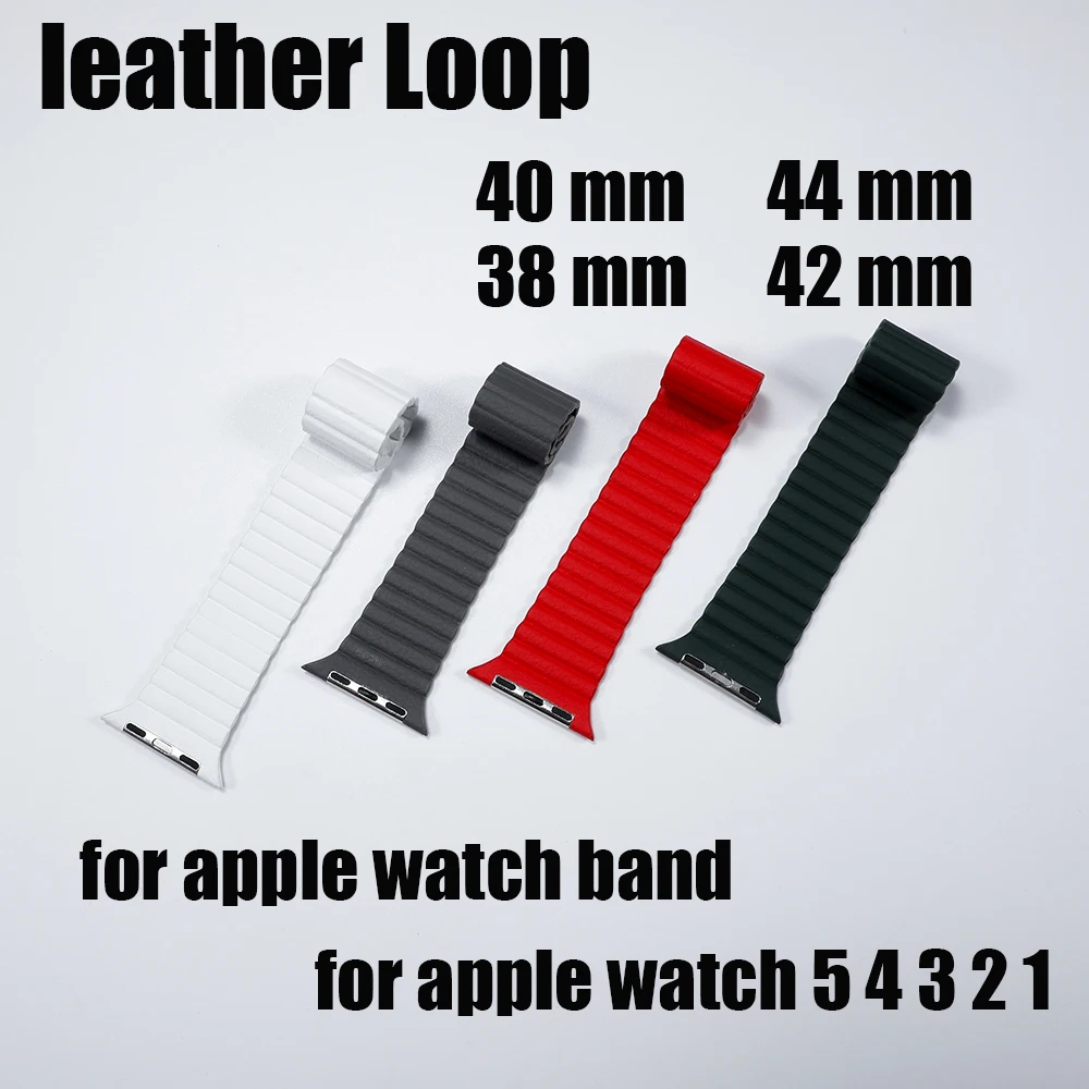 Кожаная Петля для apple watch band 5 apple watch 4 3 2 1 42 мм 38 мм iWatch band 44 мм 40 мм correa браслет наручные часы аксессуары