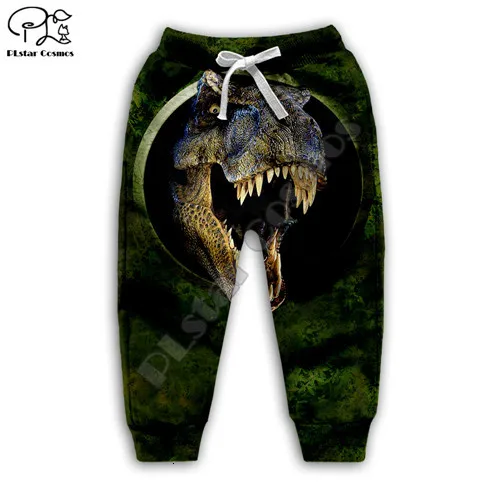 kids pants Детские худи с 3d принтом динозавра Юрского периода для маленьких мальчиков и девочек, костюм с детскими рисунками, комплект одежды для детей, милые толстовки, футболки - Цвет: kids pants