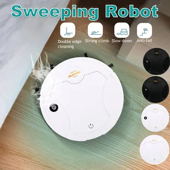 

Fully Automatic 3-in-1 Smart Robot Vacuum Cleaner USB Charging Sweeping Robot Dry and Wet Mop UV Disinfection Cleaner