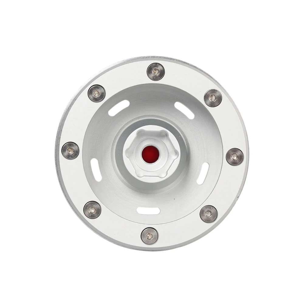 

4pcs 1.9inch Round Simulation Metal Universal Racing Wheel Rim Wear Resistant Easy Install Model Hub For 1/10 RC Crawler