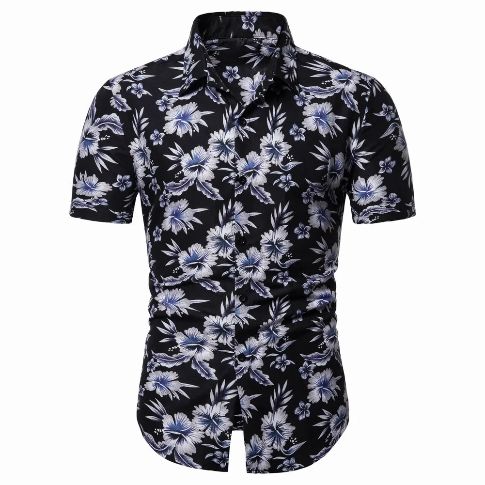 2019 летняя международная торговля EBay AliExpress Amazon Мужская рубашка с короткими рукавами рубашка с принтом крутая рубашка с квадратным