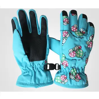 

GloryStar Ski gloves Children Unisex Cute Cartoon Pattern Outdoor Ski Warm Gloves children unisex plush