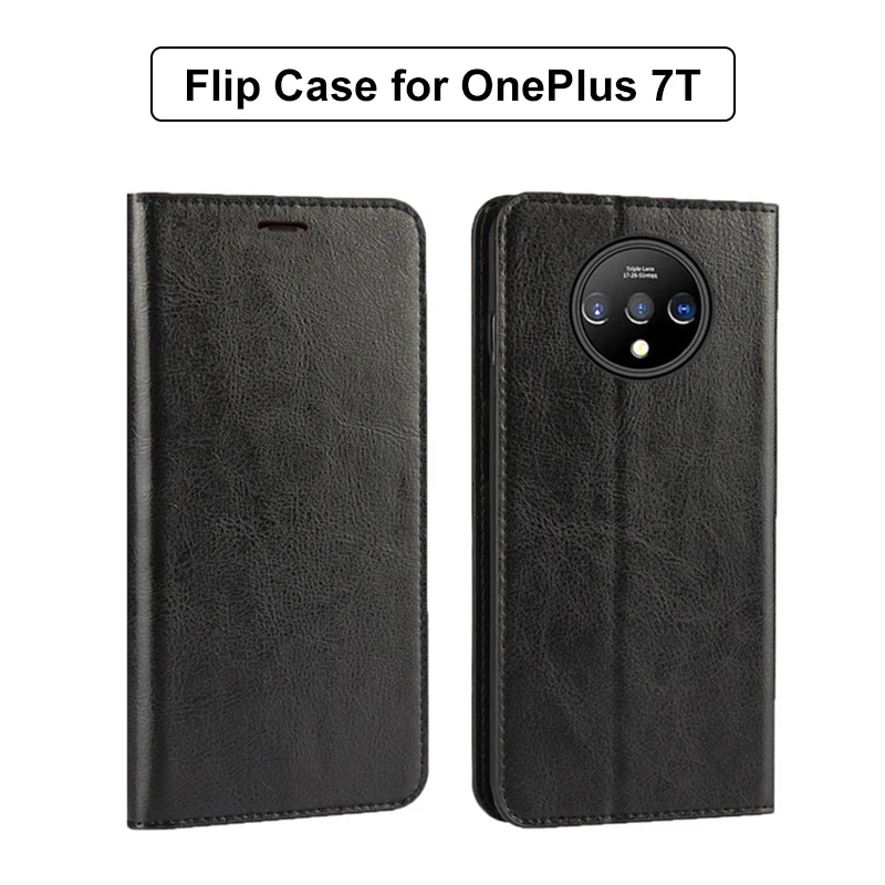 Оригинальный чехол OnePlus Sandstone для 7T настоящий защитный стеклянная пленка флип