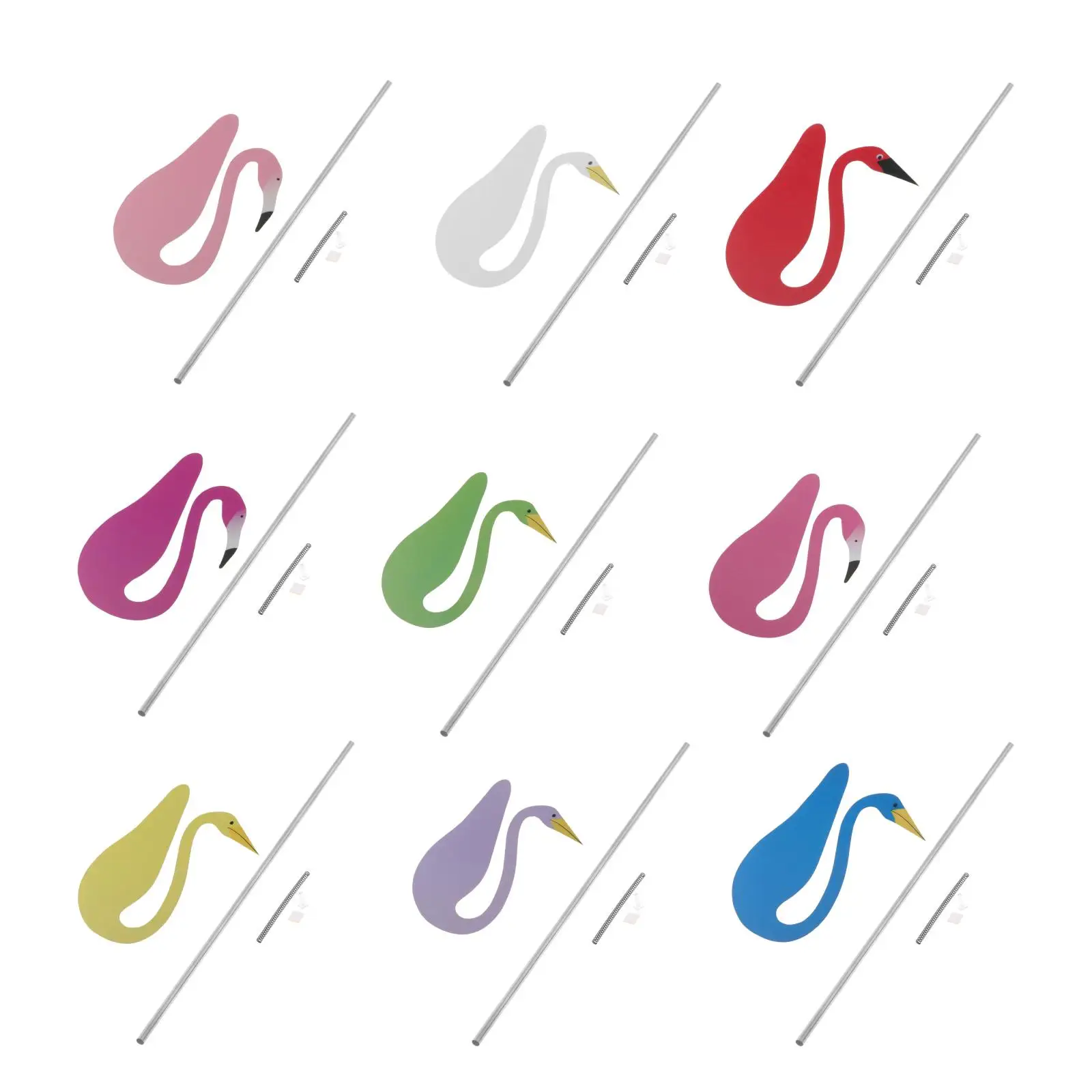 Swirl Bird Whimsical And Dynamic Bird Flamingo Wind Chimes For Outdoor Yard Wedding Party Valentine S Day Beach Summer Hunting Decoy Aliexpress