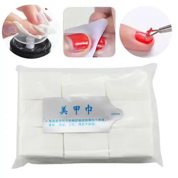 

Cleanser Nail Gel Polish Remover White lint-free wipes Paper Nail Polish Clean Removal Wraps Towel Cotton Soft 600PCS