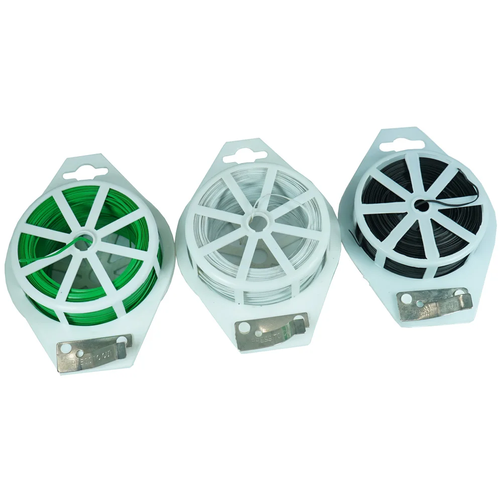 Gardening Plant Twist Tie Line Plastic Reel Wire Spool