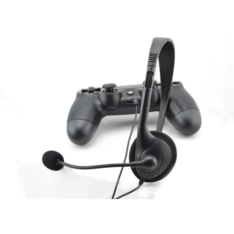 MERRISPORT Headband Gaming Unilateral Headset 3 5mm Port Stereo Headphone Earphone for PS4 IPHONE IPAD SAMSUNG HUAWEI PC Game