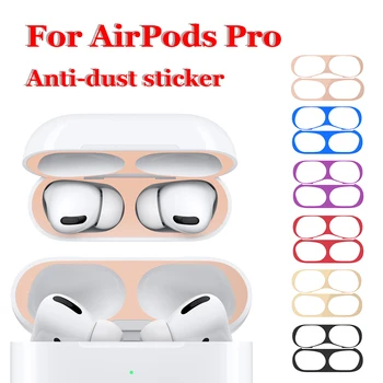 

Metal Dust Guard Sticker For Apple AirPods Pro Cover Skin Protector Dust-proof Protective Sticker For Airpods 2019 Accessories