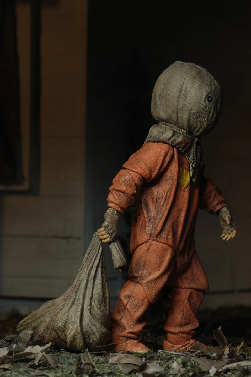 Trick R Treat Сэм одет в сумку и леденец Хэллоуин 2007 классический фильм NECA фигурка игрушка кукла подарок на Рождество