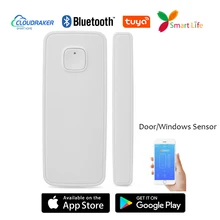 

Tuya Bluetooth Mesh SIG Door Window Contact Sensor Detector Smart Home Security Wireless Burglar Alarm App Push Notification