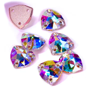 

Top Quality 28pcs 12mm Sew On Rhinestones Crystal AB Colorful Glittering Sewing Stones for DIY Garments Wedding Dress B1129