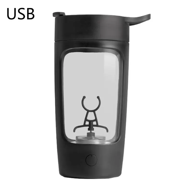 Портативный мини Персональный блендер для смузи маленький USB соковыжималка для фруктов Миксер Для дома и офиса - Цвет: Черный