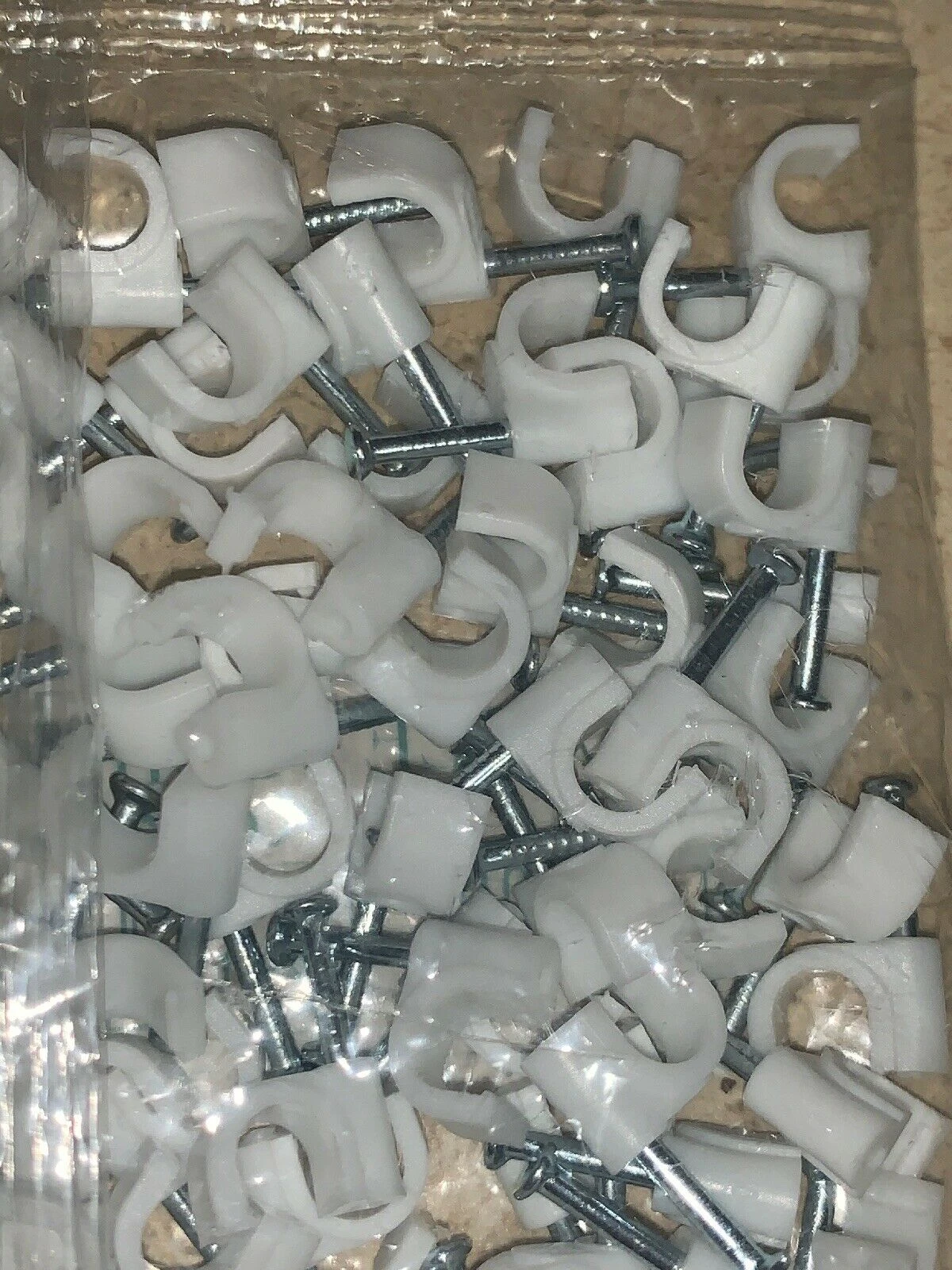 Pinzas redondas cables de 8mm, accesorio para sujetar cables, clavos coaxiales, tachuelas, 100|Glándulas cable| - AliExpress