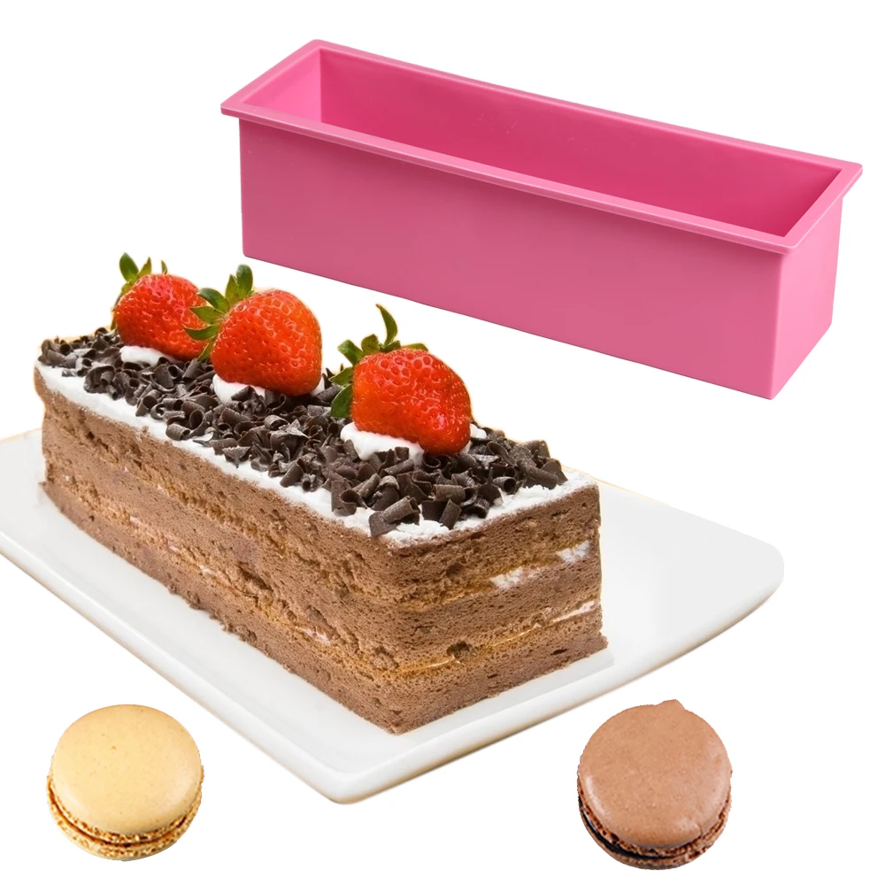 

Rectangular Toast Cake Silicone Mold Baking Tool DIY Toast Bread Cake Pan 3D Oversized Mousse Maker Kitchen Handmade