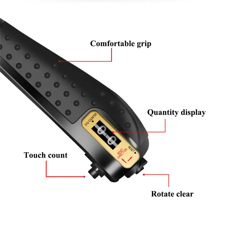Регулируемая рукоятка усилитель Счетчик Черный палец Тренажерный зал мышцы фитнес-Тренировка Наручные захват тренажер для рук 6